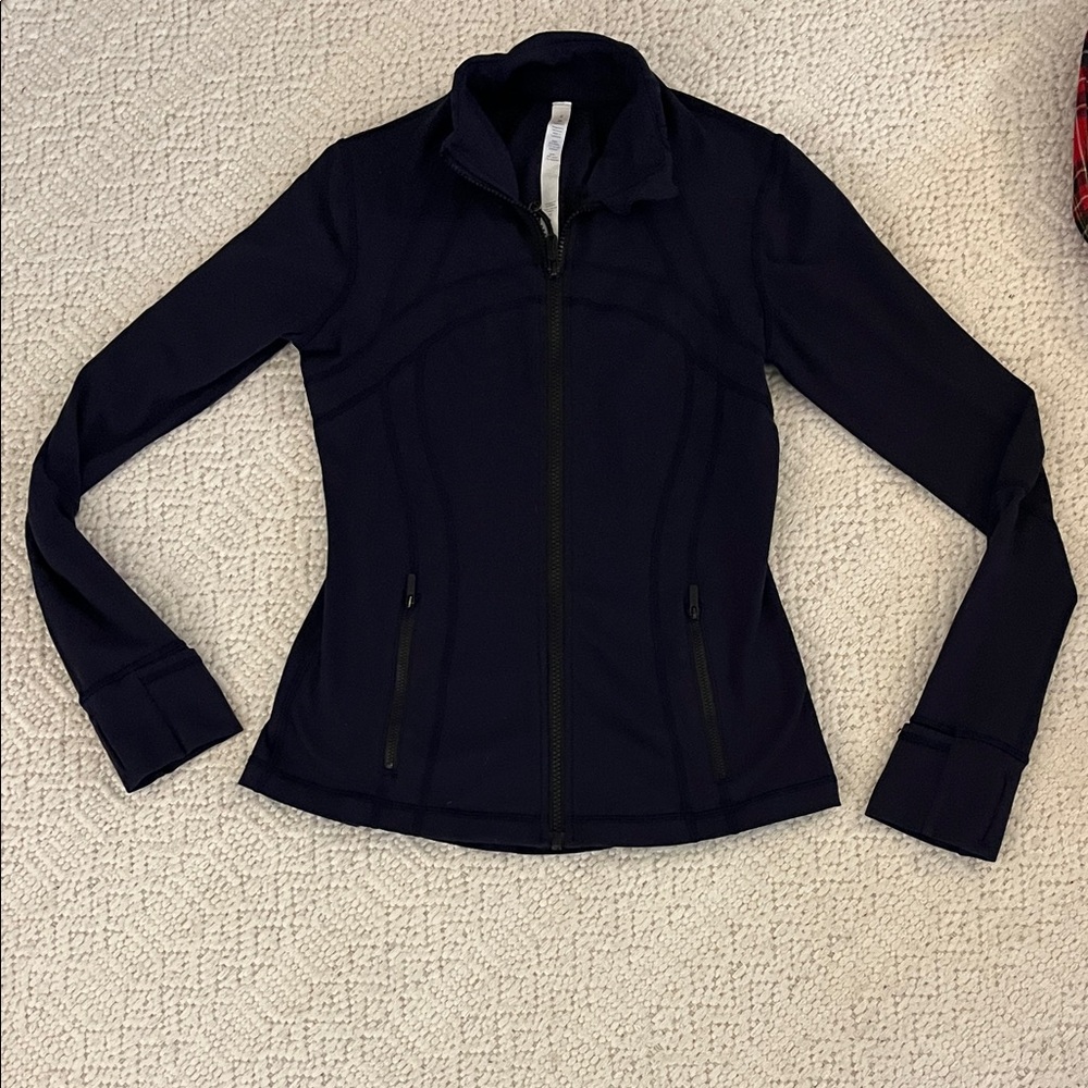 lululemon athletica navy full-zip utility jacket